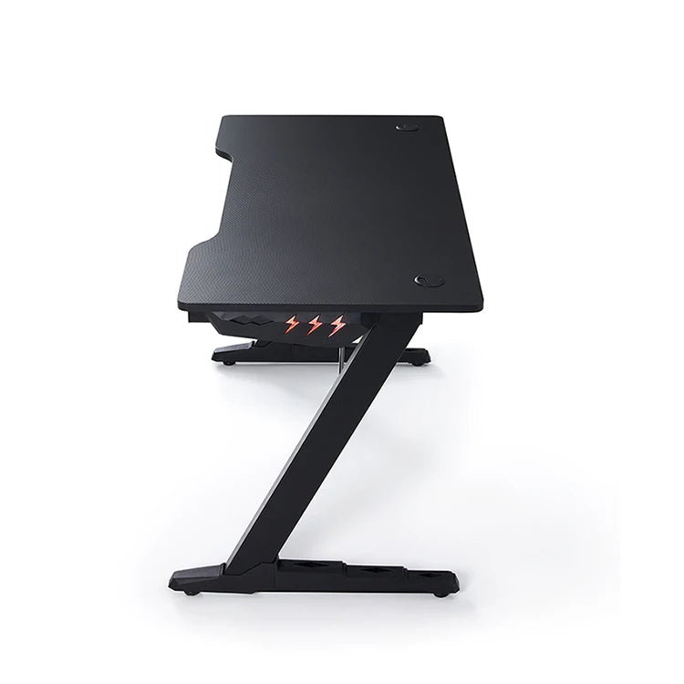 Big Promotion Rgb Led Light Gaming Desk Gaming Desk Frame Best Gaming Desk