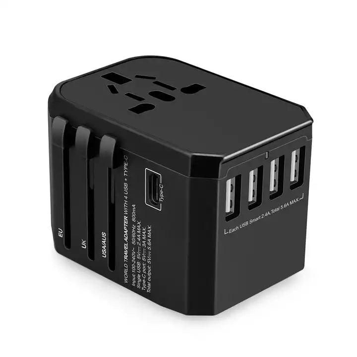 Universal Travel Adapter With USB Charger